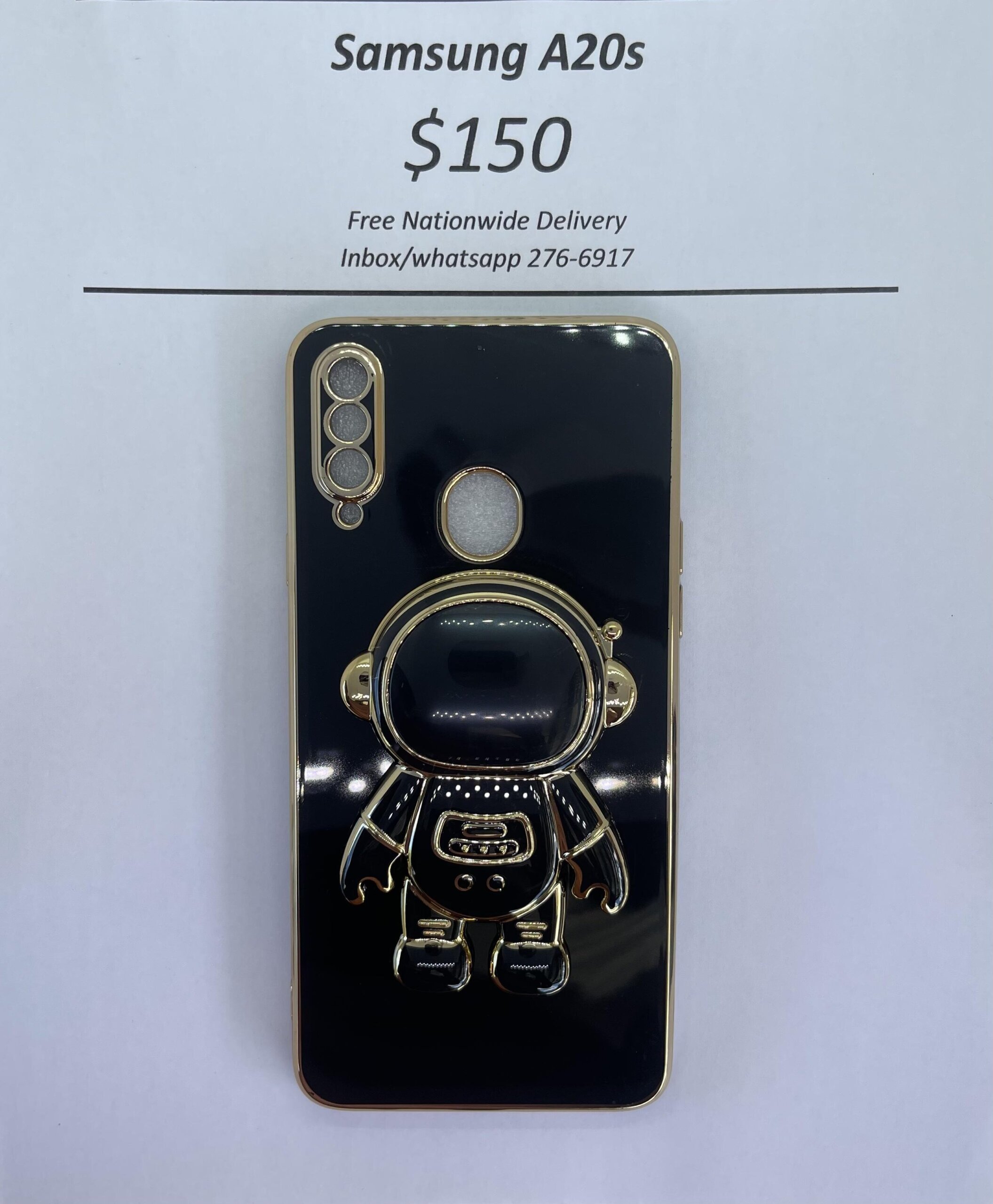 A20s Black 3D Astronaut Phone case