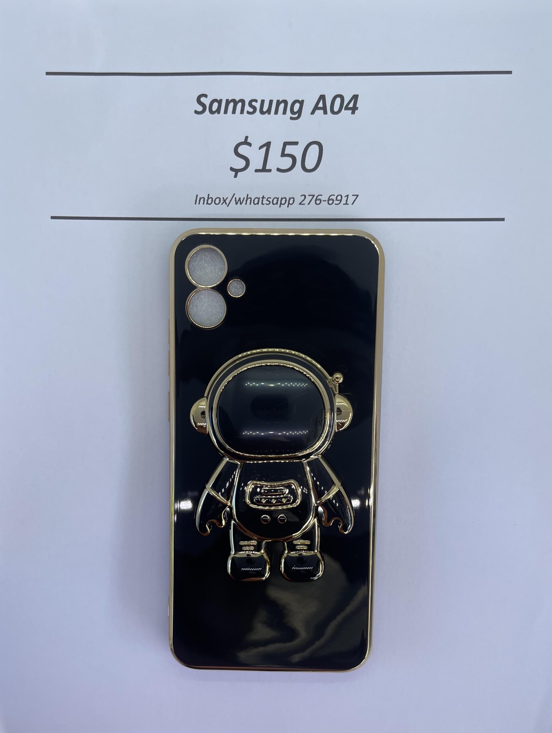 A04 Black 3D Astronaut Phone case