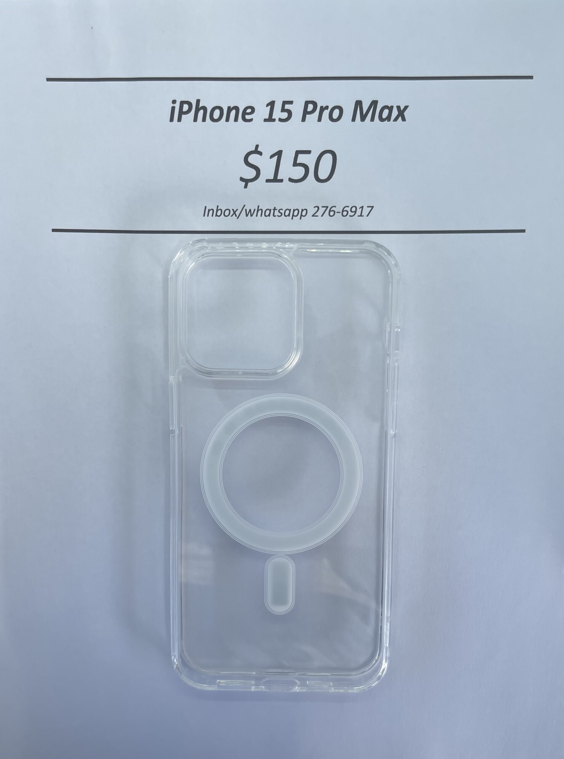 iPhone 15 Pro Max Mag Safe case