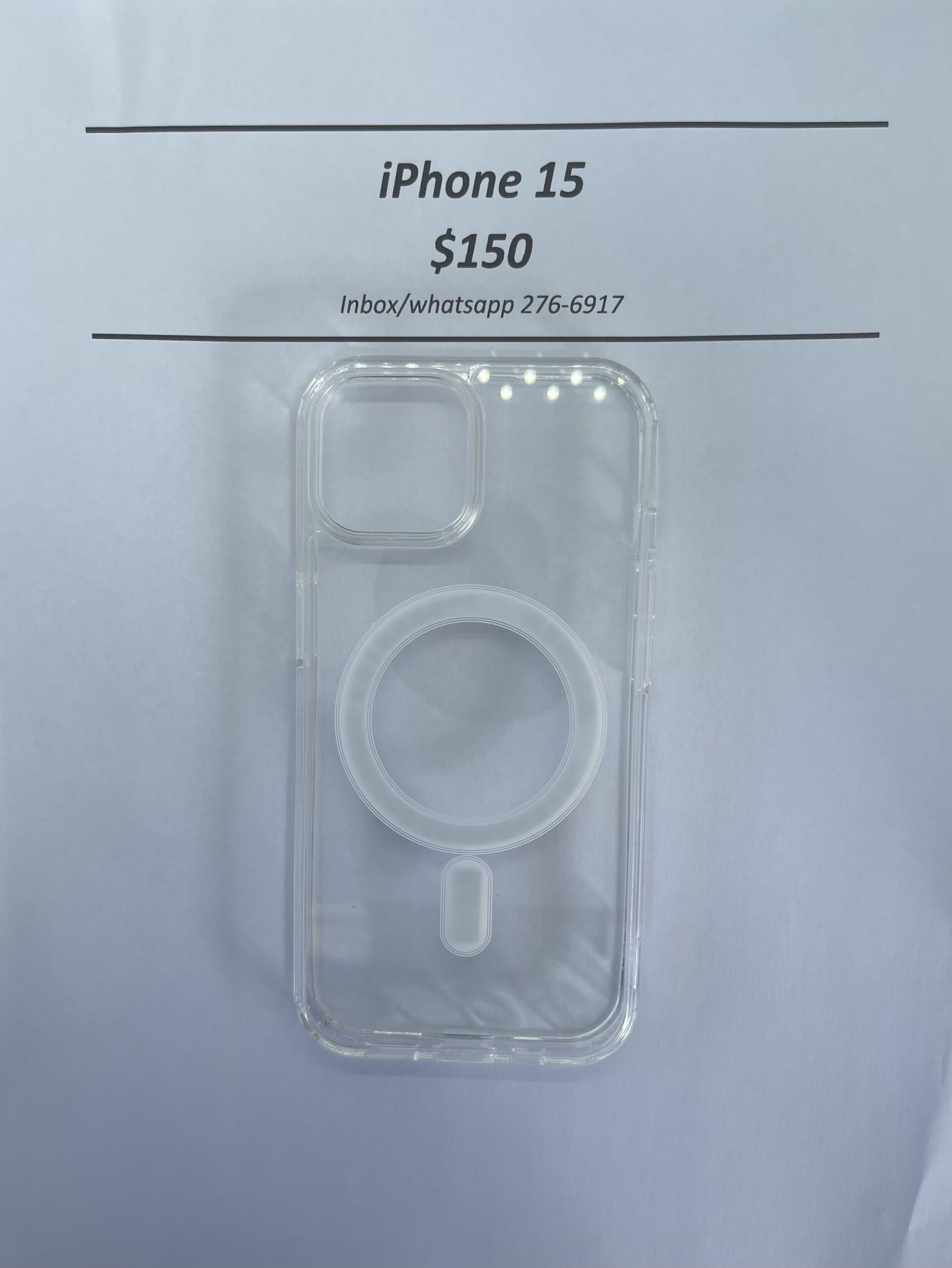 iPhone 15 Mag Safe case