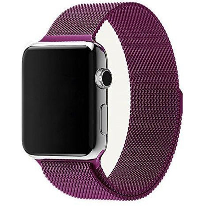 Purple Metal Magnetic Watch Band