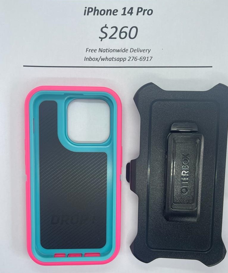 iPhone 14 Pro Otterbox-Defender Pink