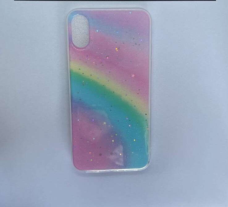 iPhone X/XS Rainbow Glitter