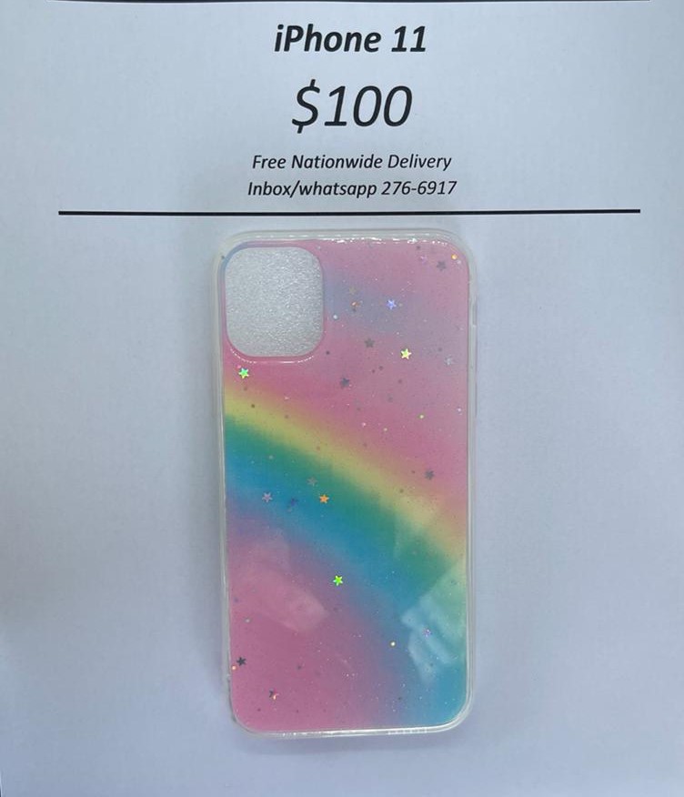 iPhone 11 Rainbow Glitter