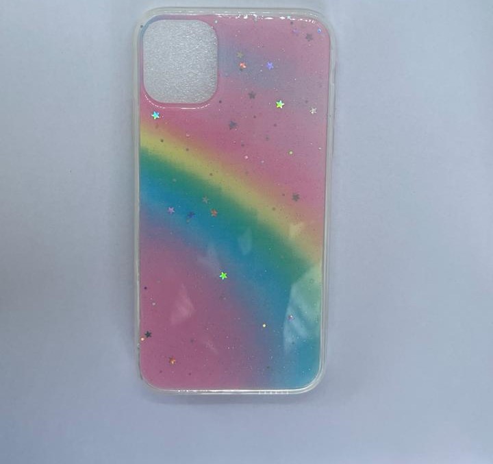iPhone 12 Pro Rainbow Glitter