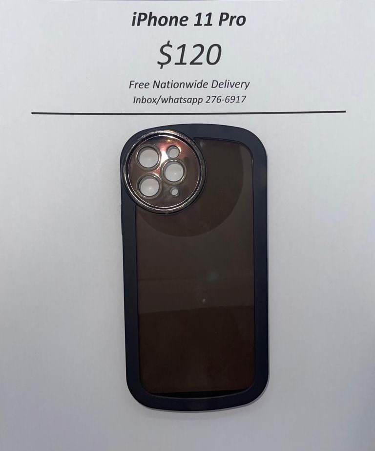 iPhone 11 Pro Black Rim Case