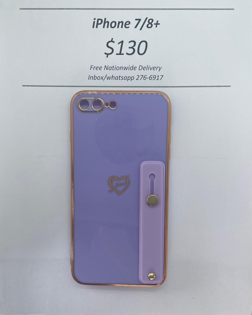 iPhone 7/8 Plus Purple Heart w Holder