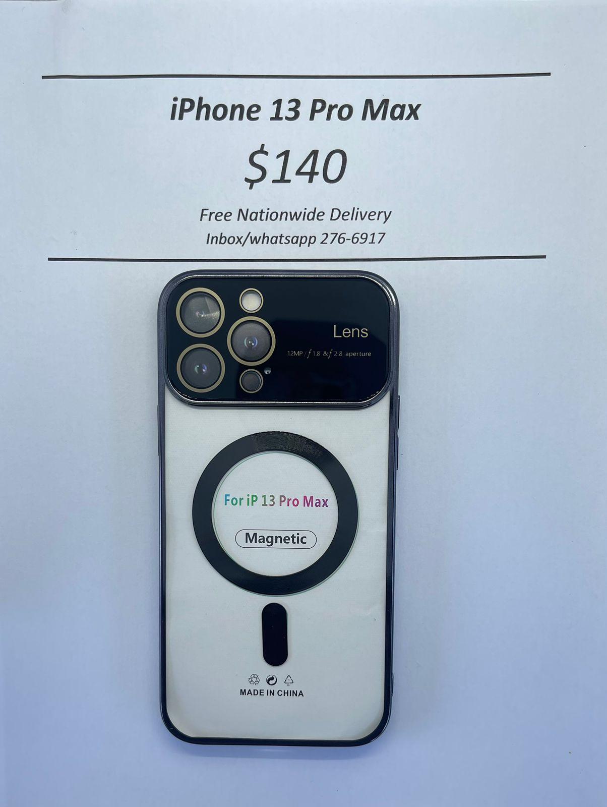 iPhone 13 Pro Max Black Wireless Charging Magnetic Case