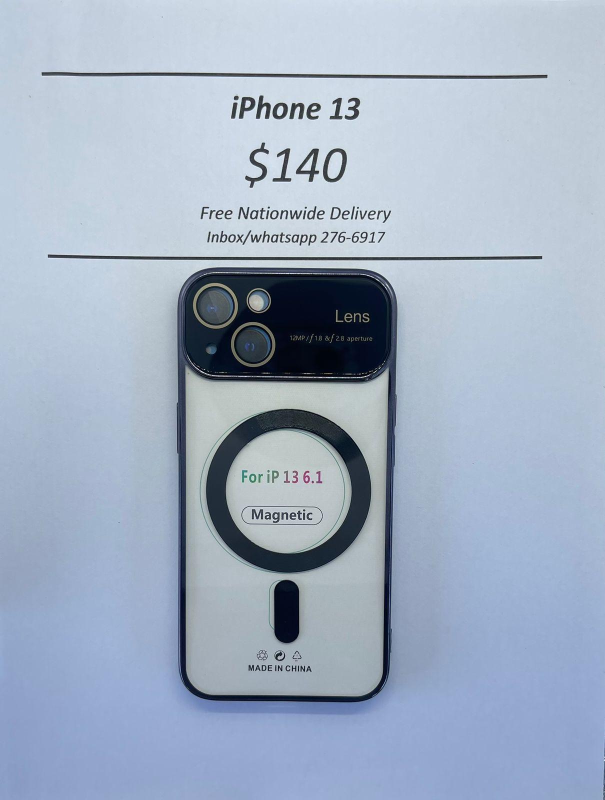 iPhone 13 Black Wireless Charging Magnetic Case