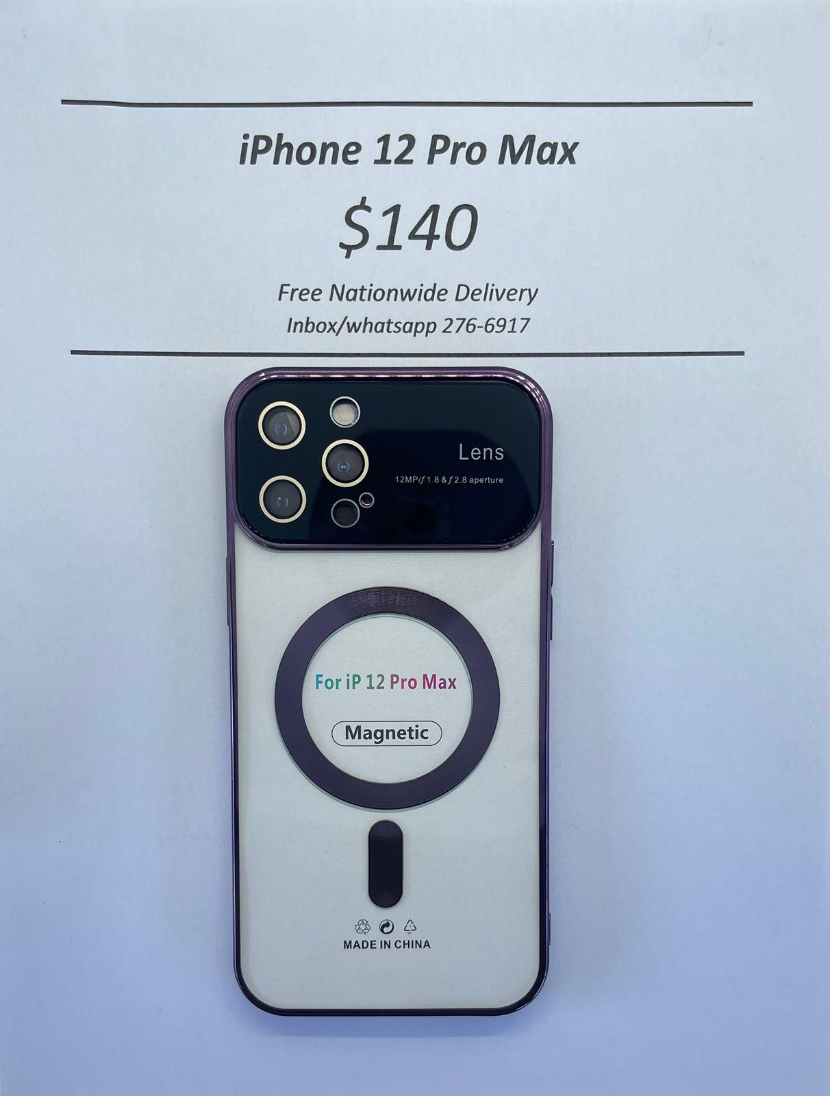 iPhone 12 Pro Max Purple Wireless Charging Magnetic Case