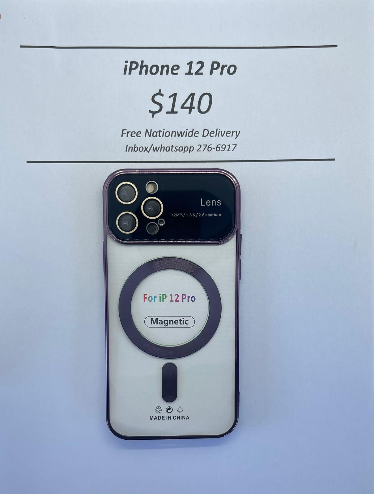 iPhone 12 Pro Purple Wireless Charging Magnetic Case