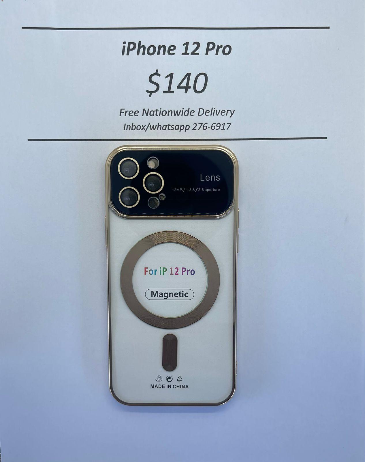 iPhone 12 Pro Gold Wireless Charging Magnetic Case