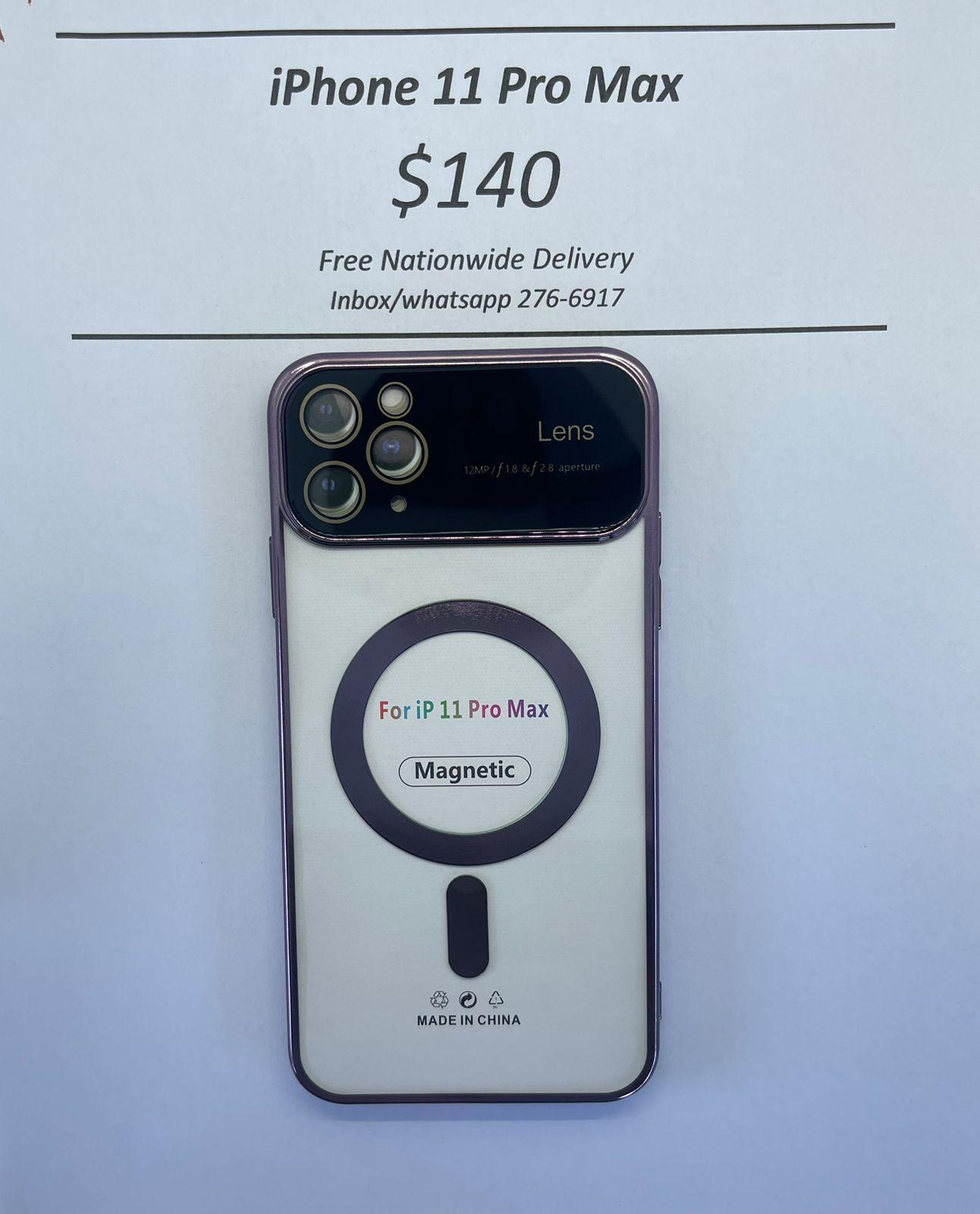 iPhone 11 Pro Max Black Wireless Charging Magnetic Case