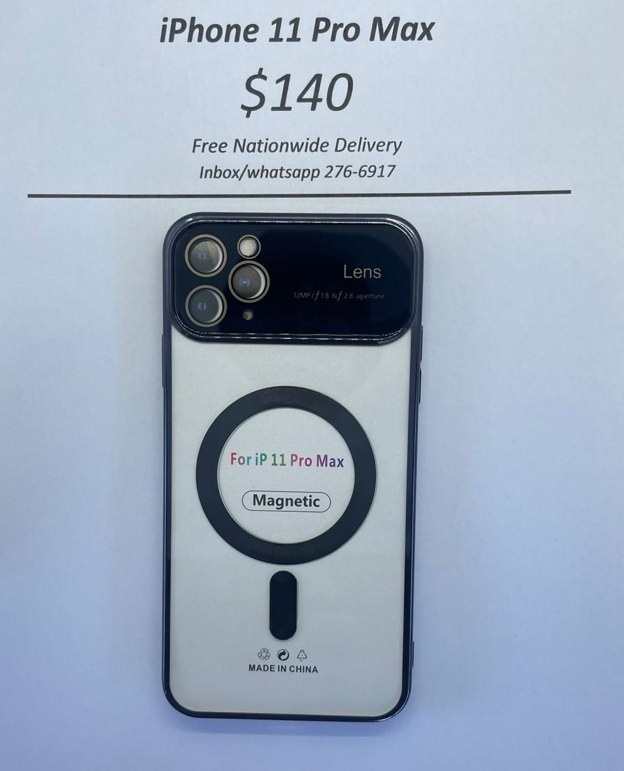 iPhone 11 Pro Max Purple Wireless Charging Magnetic Case