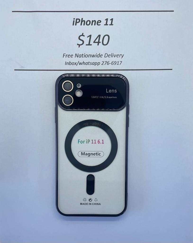 iPhone 11 Black Wireless Charging Magnetic Case