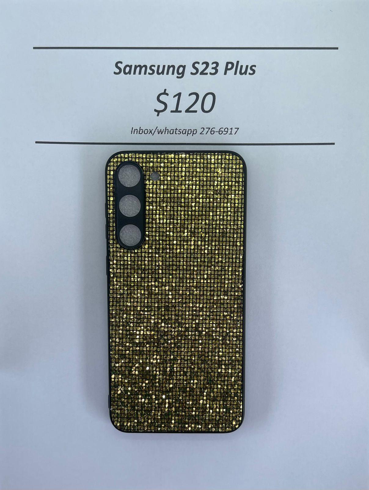 S23 Plus Gold Glitter