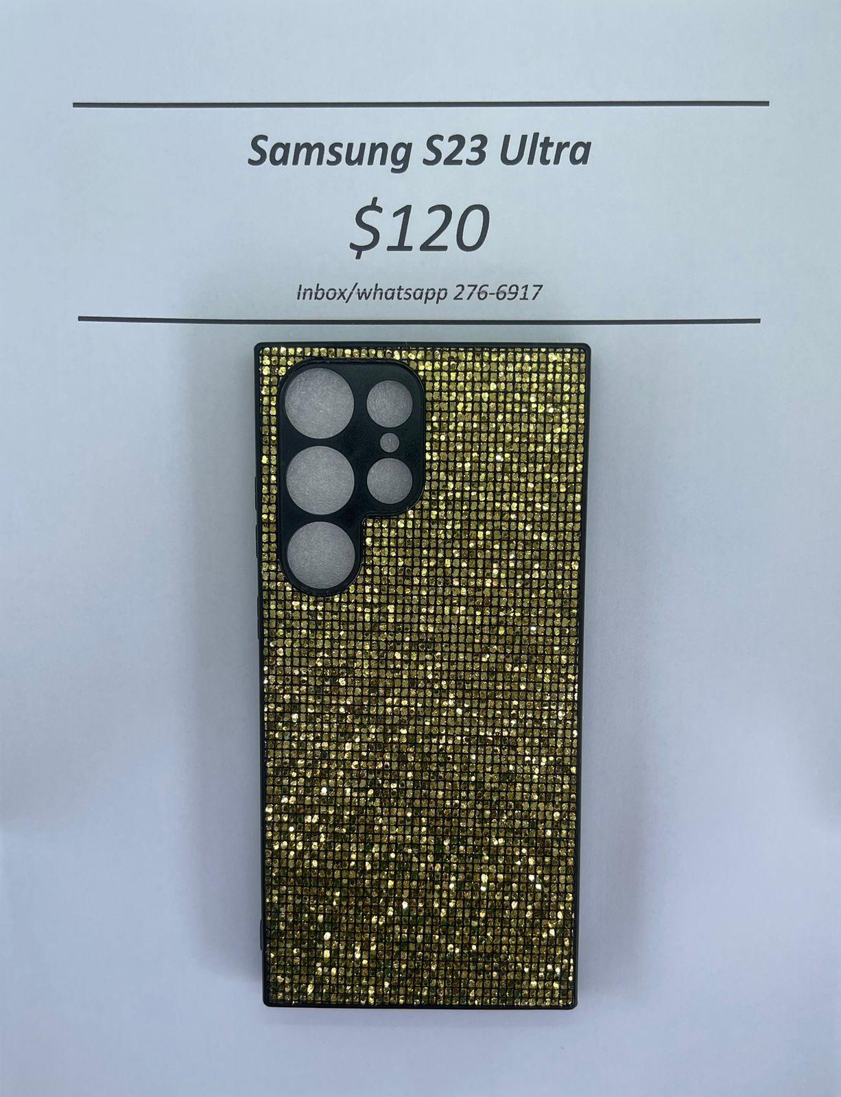 S23 Ultra Gold Glitter