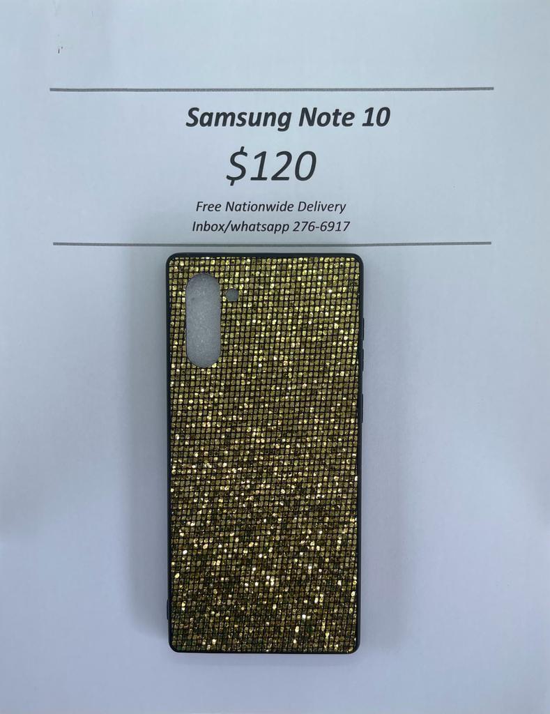 Note 10 Gold Glitter