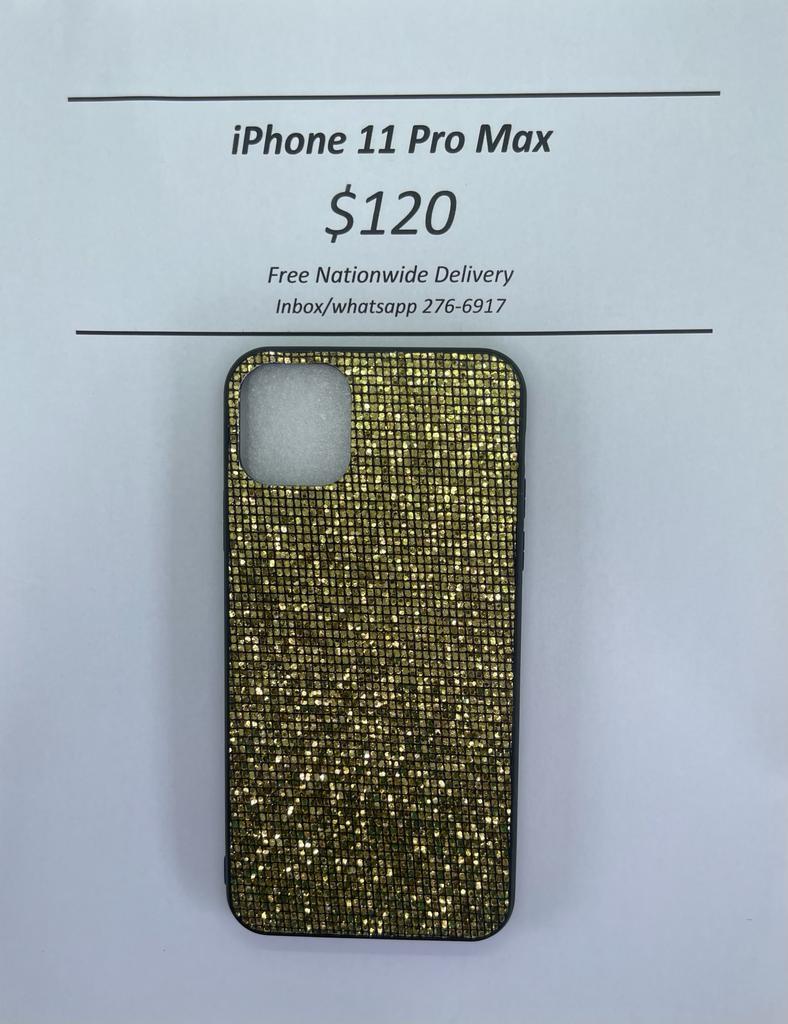 iPhone 11 Pro Max Gold Glitter