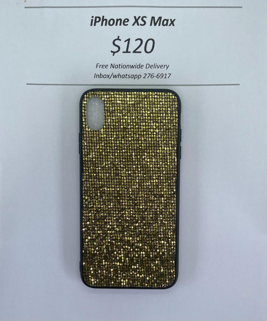iPhone Xs Max Gold Glitter