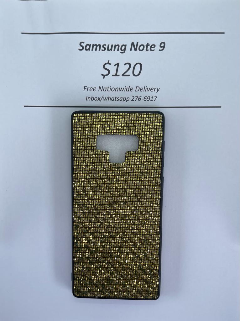 Note 9 Gold Glitter