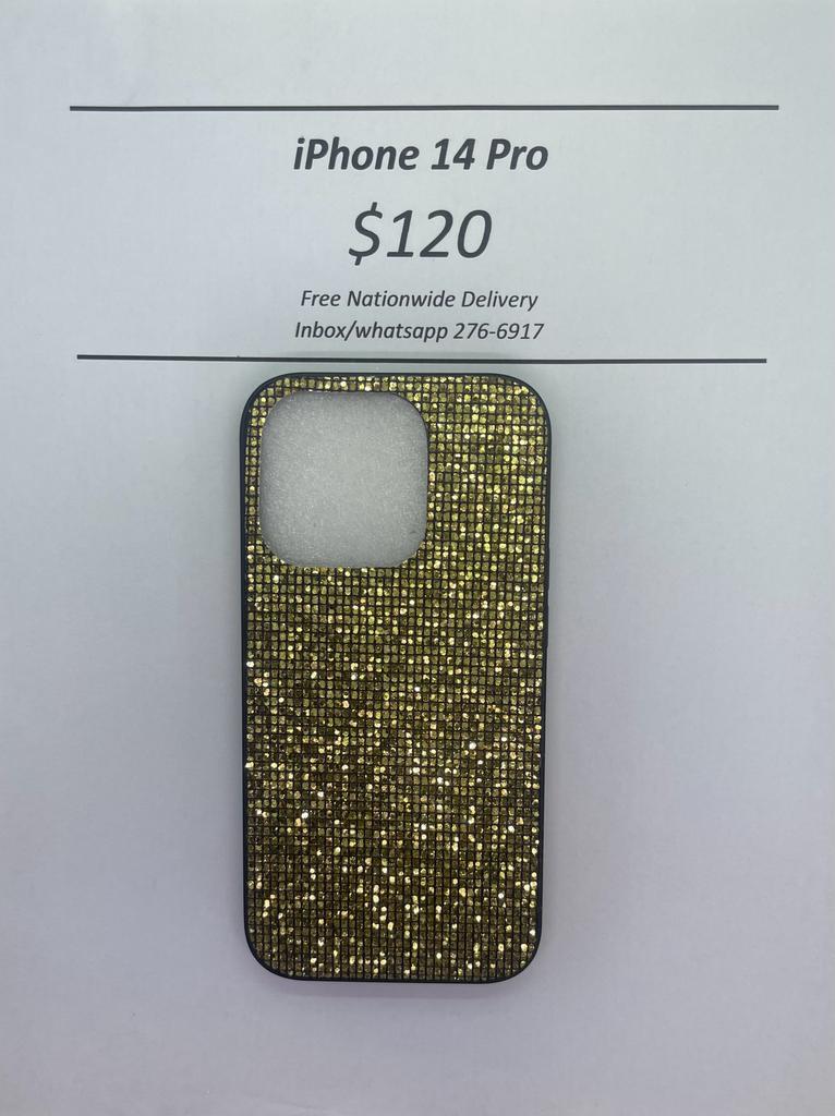 iPhone 14 Pro Gold Glitter