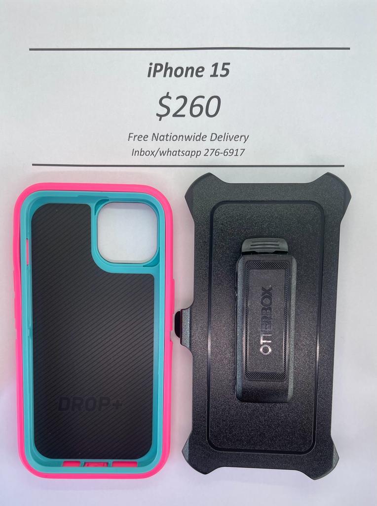 iPhone 15 Otterbox-Defender Pink