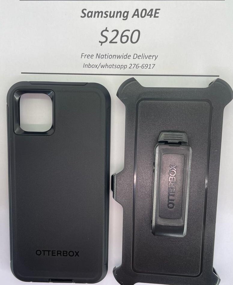Samsung A04e Otterbox-Defender Black