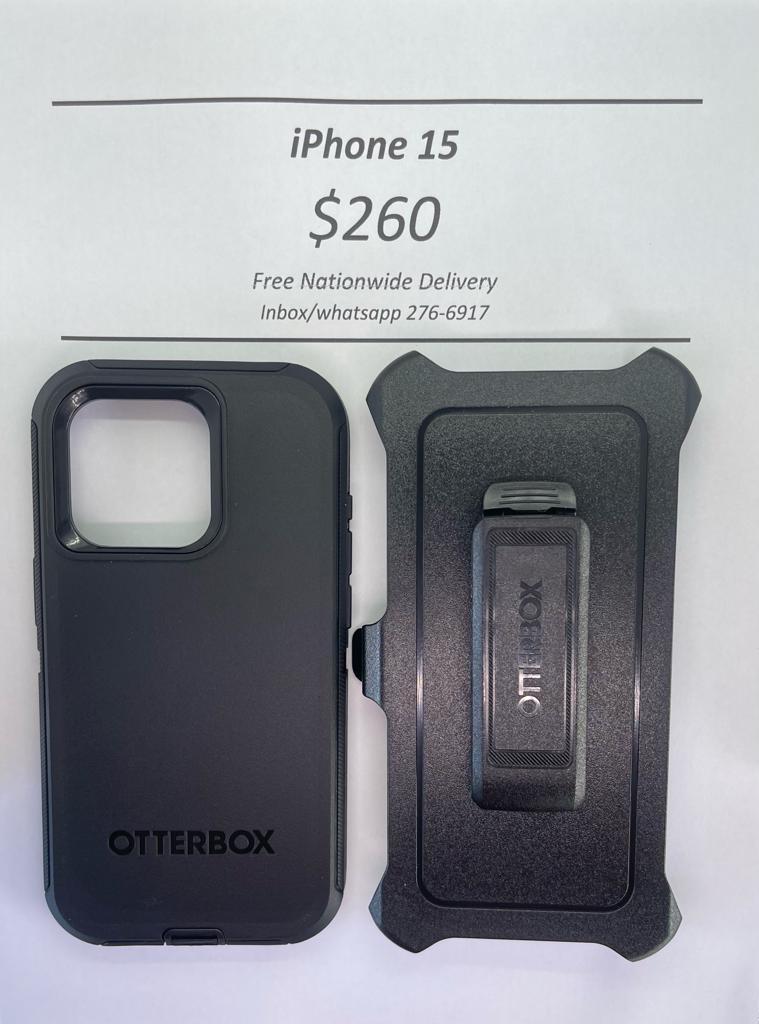iPhone 15 Otterbox-Defender Black