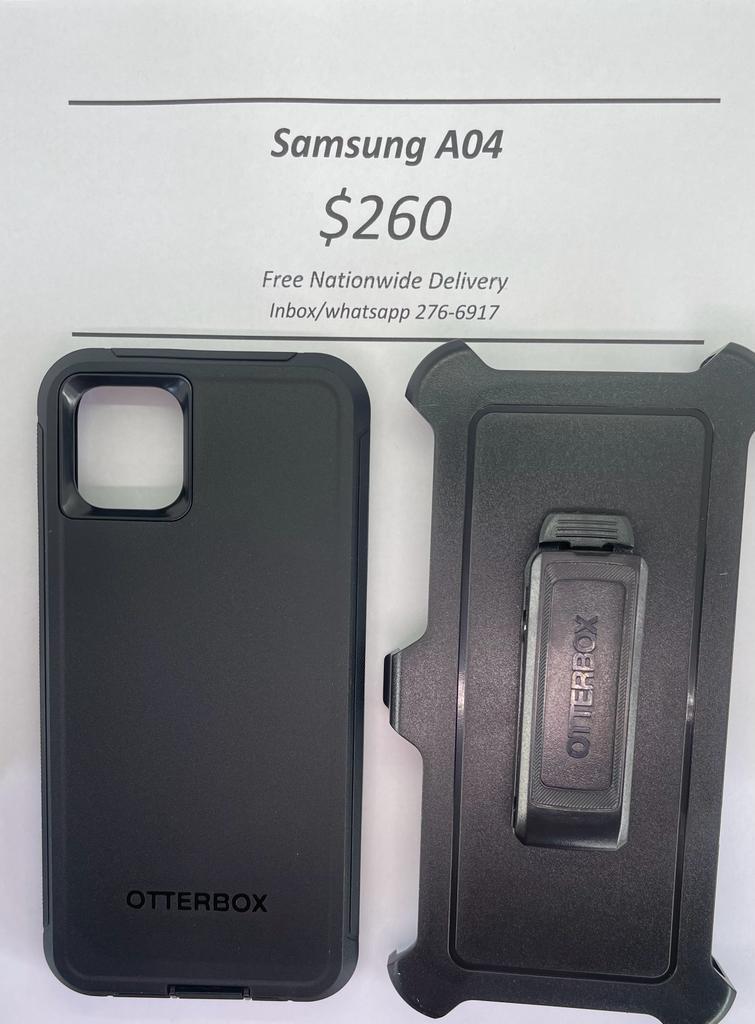 Samsung A04 Otterbox-Defender Black