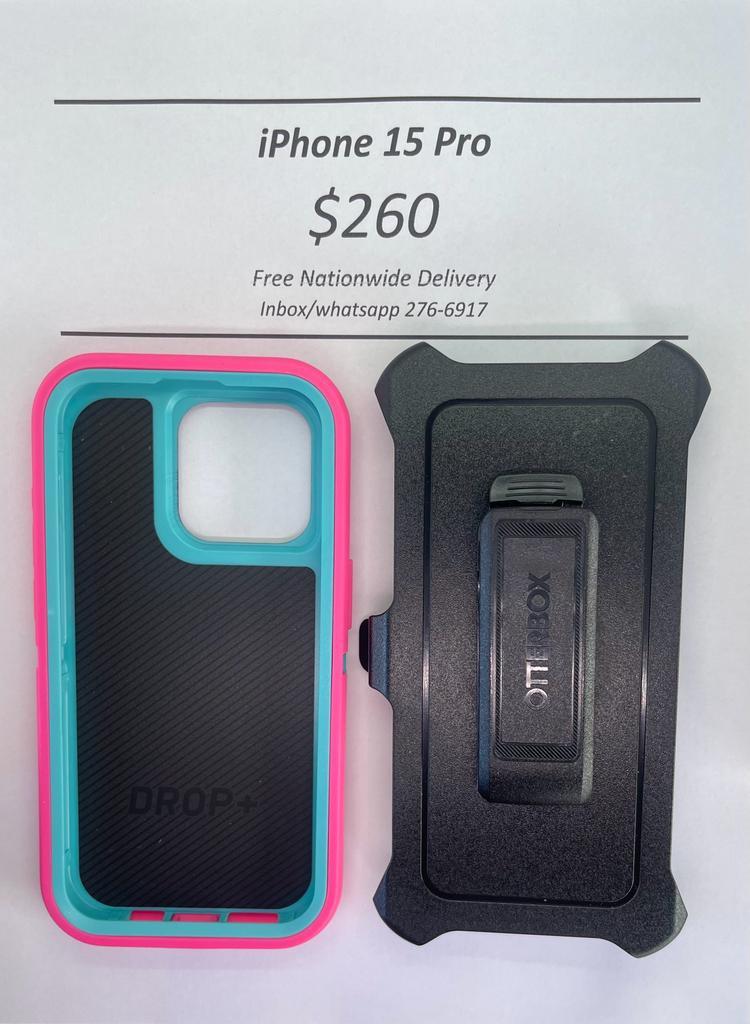 iPhone 15 Pro Otterbox-Defender Pink
