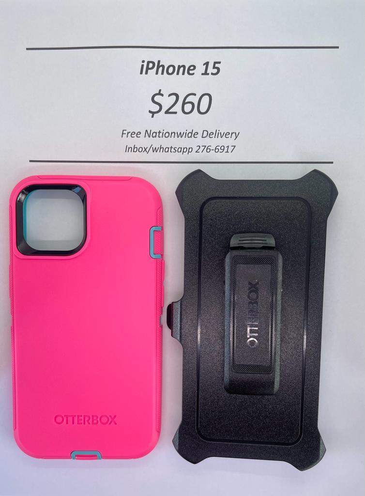 iPhone 15 Otterbox-Defender Pink