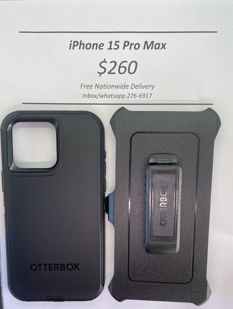 iPhone 15 Pro Max Otterbox-Defender Black