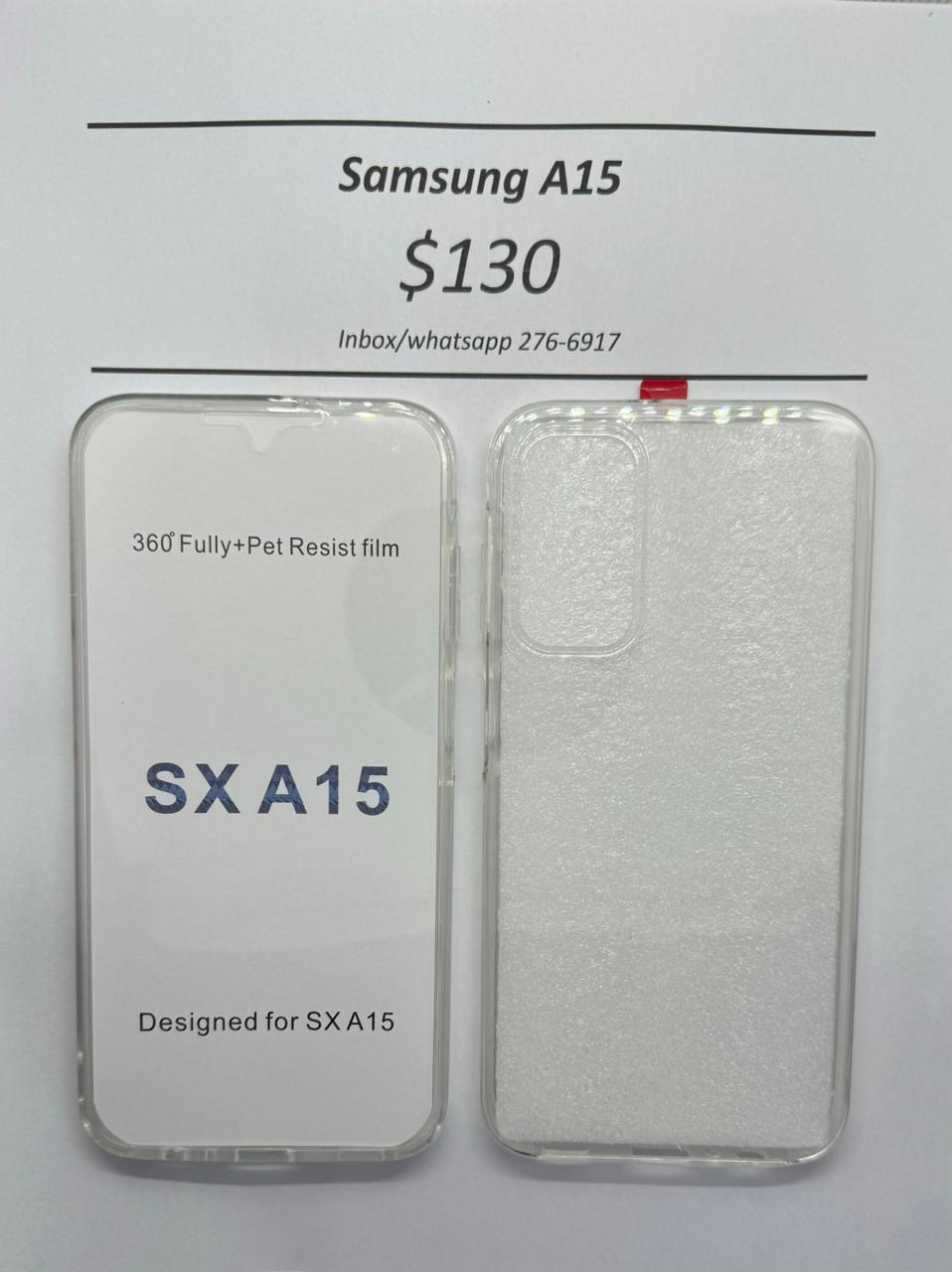 Samsung A15 360 TPU Case