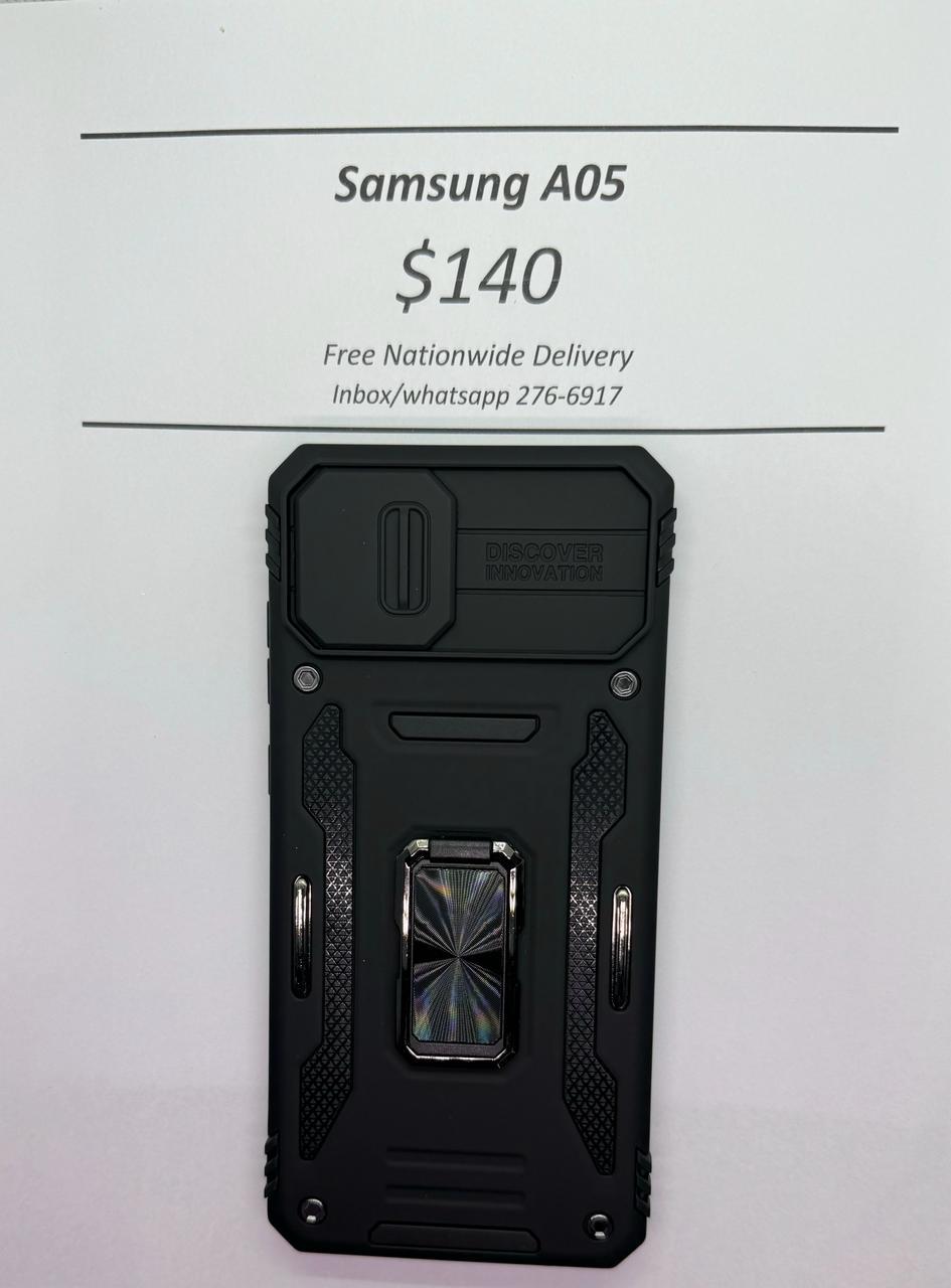 A05 Black Rugged w Camera Cover