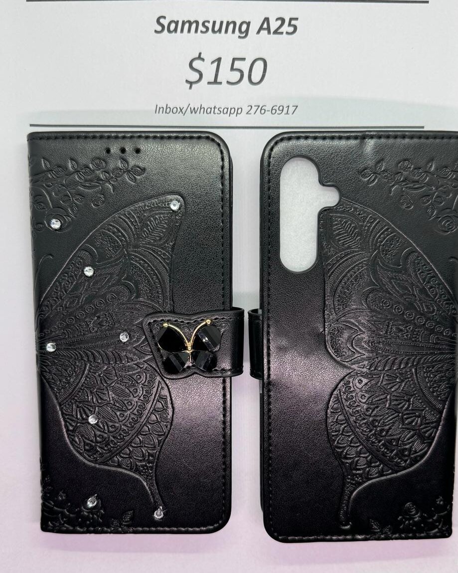A25 Black Butterfly Wallet
