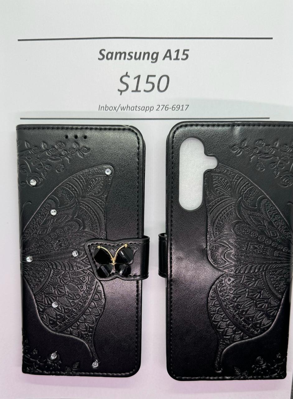 A15 Black Butterfly Wallet