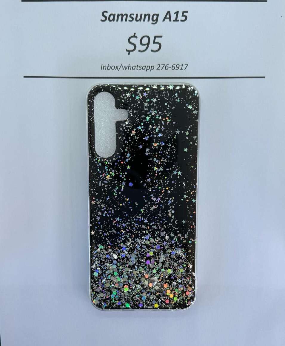 A15 Black Glitter