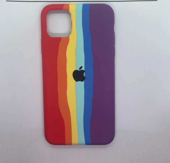 iPhone 11 Pro Max Rainbow Tone Logo Case
