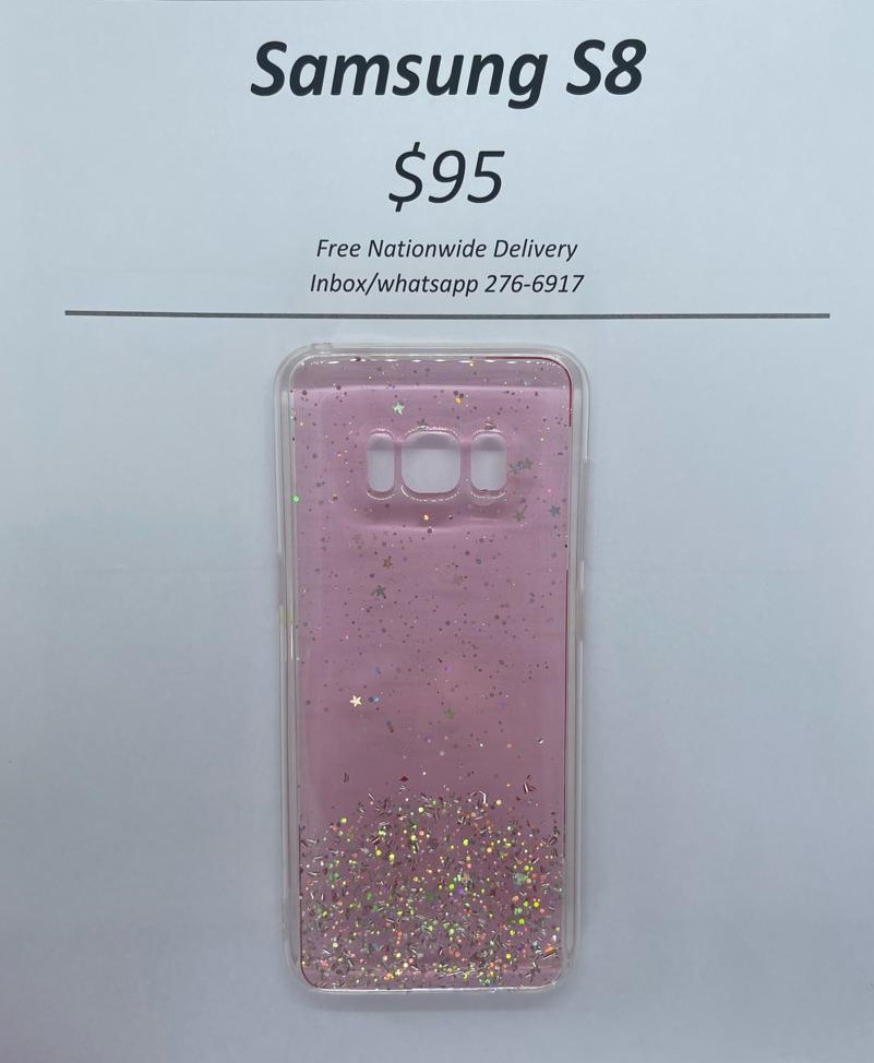 S8 Pink Glitter