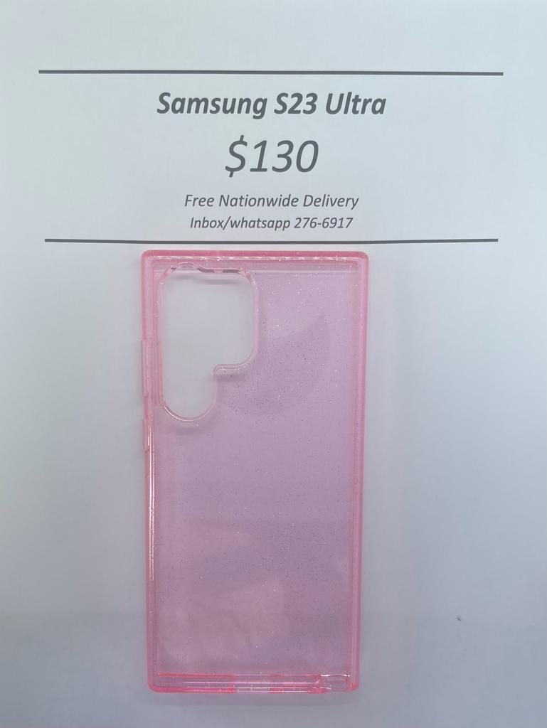 S23 Ultra HP Pink Glitter