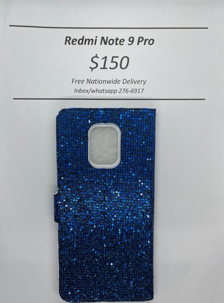 Redmi Note 9 Pro/s Blue Wallet