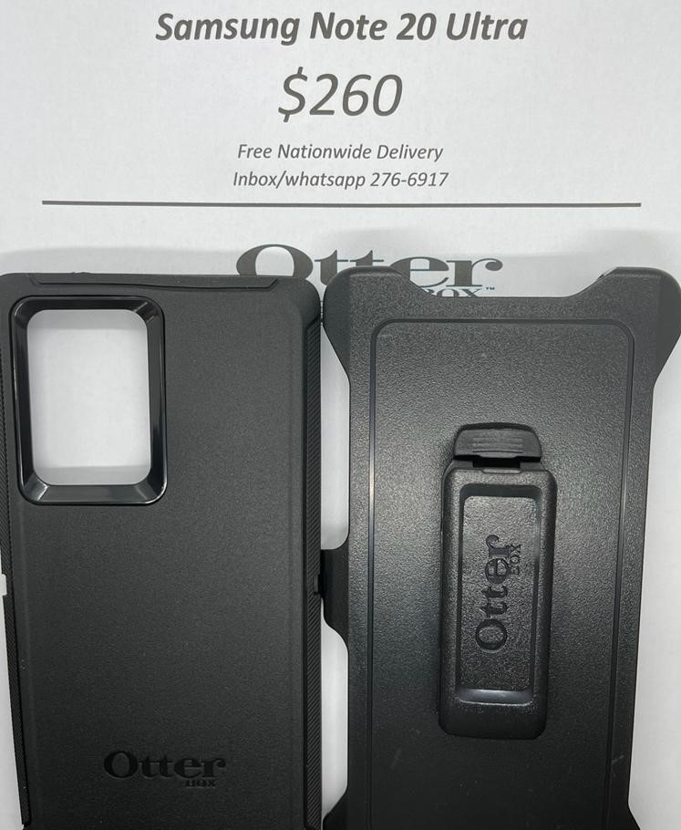 Note 20 U Otterbox-Defender Black