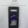 S10 Plus Who Cares Light up case