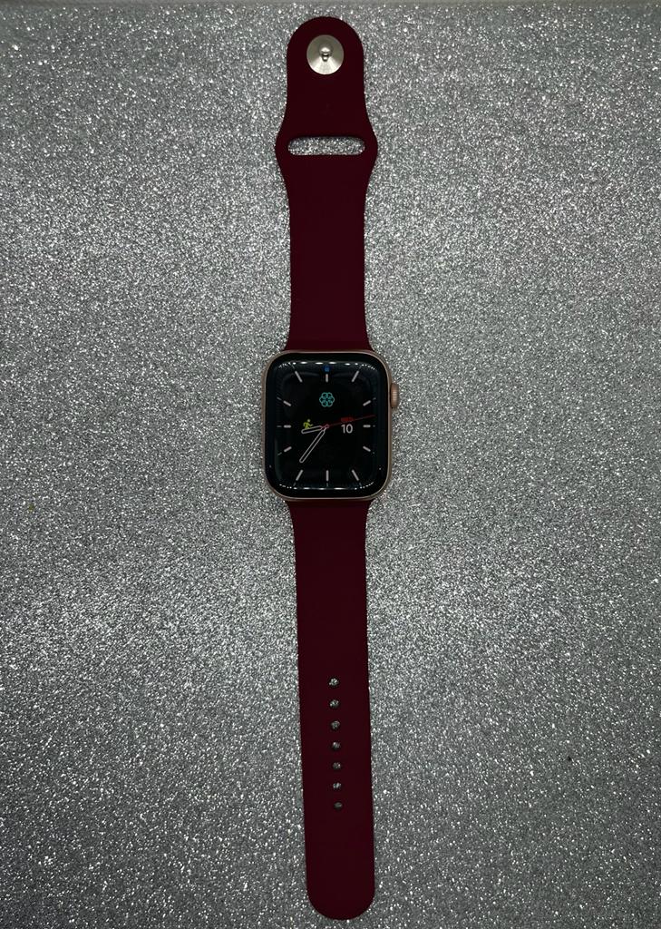 Maroon Silicone Watch Band