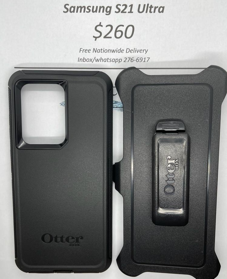 S21 U Otterbox-Defender Black