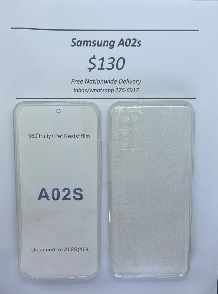A02s 360 TPU Case