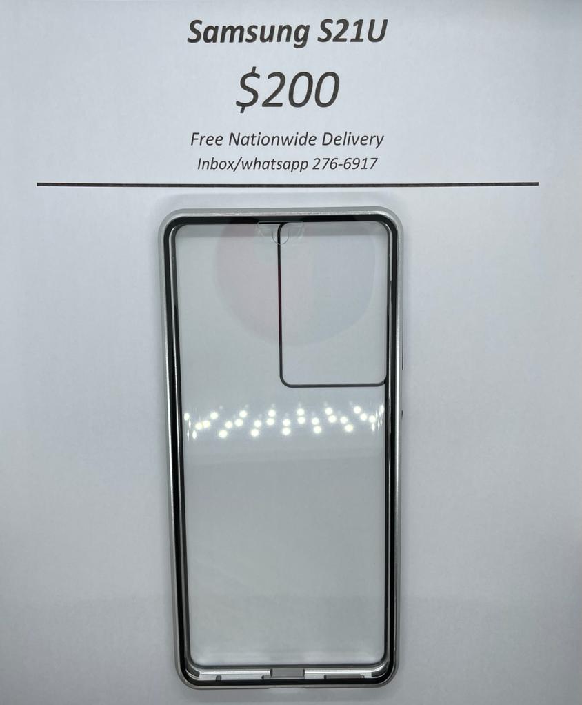 S21 Ultra 360 Temper Glass case
