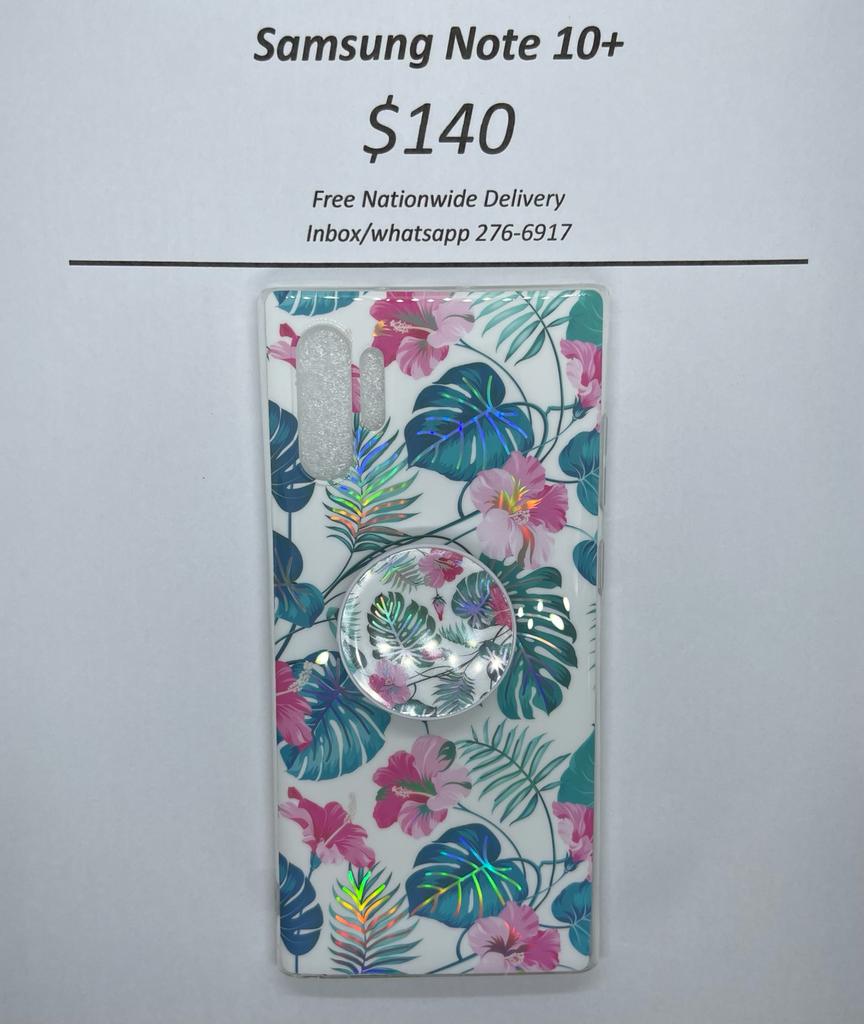 Note 10 Plus White Floral