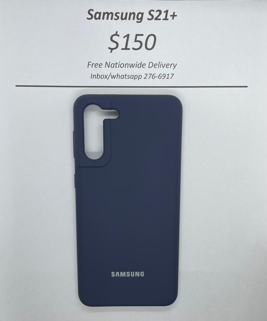 S21+ Blue Logo case